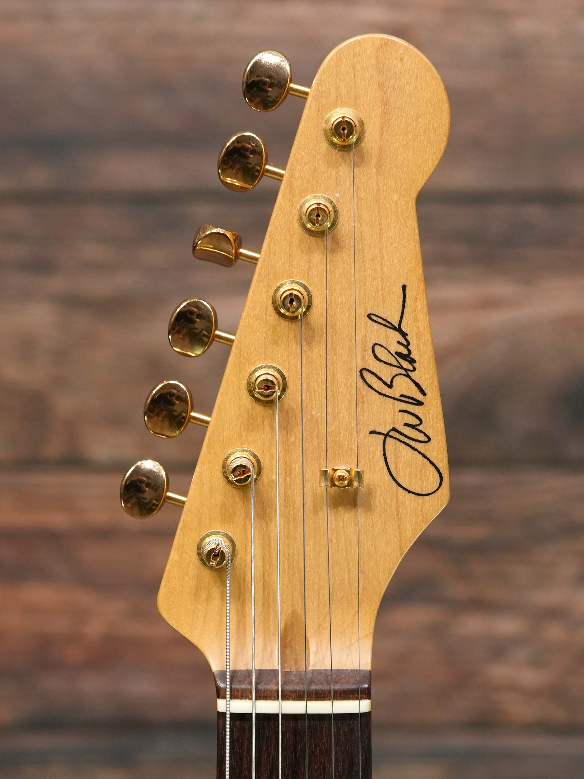 J.W.Black JWB-S Medium Soft Aged Vintage White Over 3-Tone Sunburst